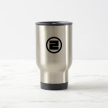 丸に一の角字 コーヒーマグ