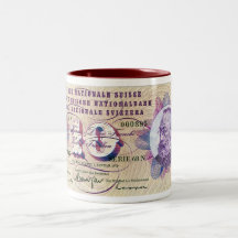 10 FRANCOS SUÍÇOS DE CANECA DE CAFÉ