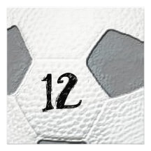 12o Convites temáticos do futebol do aniversário