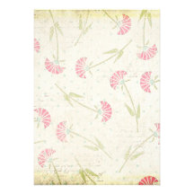 1328_floral20-grunge DESVANECEU-SE as FLORES VERME Convites Personalizados