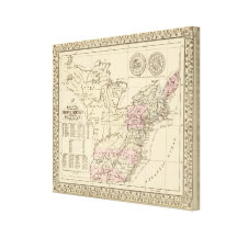 13 colônias 1776 impressão de canvas envolvida