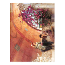 1893 Lawrence Alma-Tadema - rivais inconscientes A Cartoes Postais