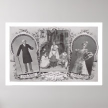1897 teatro de BROADWAY - John tirou - precipitaçã Poster