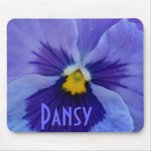 1 amor perfeito azul da beleza mouse pad