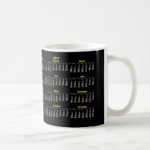 2011 calendário - caneca do átomo