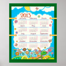 2013 poster do calendário 3
