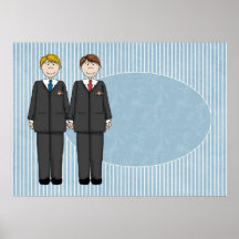 2 noivos customizáveis que Wedding o poster