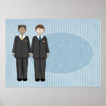 2 noivos customizáveis que Wedding o poster 2