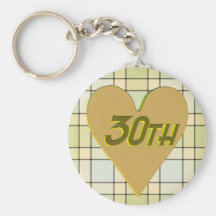 30o Presentes do aniversário de casamento Chaveiro