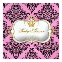 311 Ciao Bella & gelo bonito do rosa do damasco de Convite Personalizado
