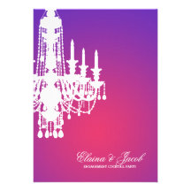311-Glitz candelabro - esplendor do roxo do convit