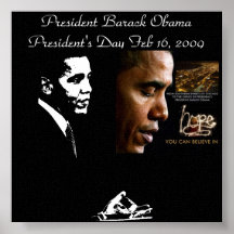 40 x 40 44o poster do presidente Barack Obama