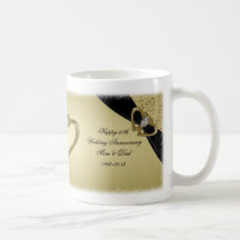 50th Caneca do aniversário de casamento