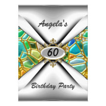 60th convite de aniversário sessenta