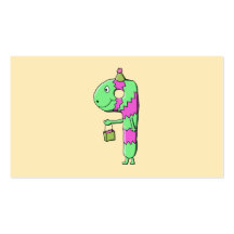 9o Aniversário. Desenhos animados brilhantes e col Modelos Cartoes De Visitas