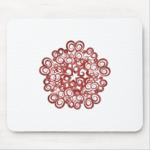 A árvore alegre do feriado do Natal Ornaments a ce Mouse Pads
