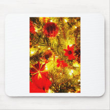 A árvore alegre do feriado do Natal Ornaments a ce Mouse Pads