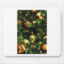 A árvore alegre do feriado do Natal Ornaments a ce Mousepads