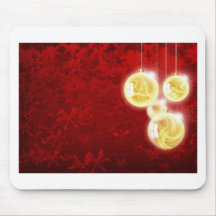 A árvore alegre do feriado do Natal Ornaments a ce Mousepad