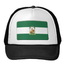 A bandeira da Andaluzia PERSONALIZA Bones