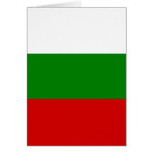 A bandeira de Bulgária Cartoes