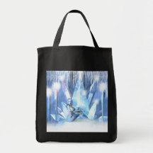 A bolsa de compra da rainha do gelo do inverno da 