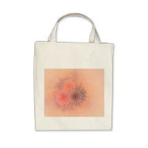 A bolsa de compra das flores