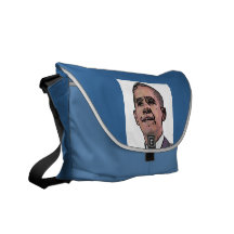 A bolsa mensageiro 2012 do rickshaw de OBAMA
