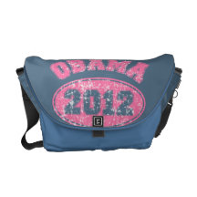 A bolsa mensageiro 2012 do rickshaw de OBAMA