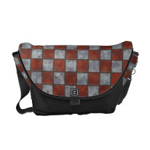 A bolsa mensageiro 2 dos azulejos de mosaico