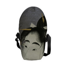 A bolsa mensageiro de Ase O Fuku Onna de Kitagawa 