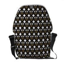 A bolsa mensageiro do rickshaw da coruja