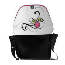 A bolsa mensageiro elegante da senhora Rickshaw