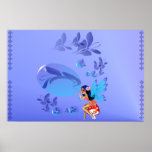 A borboleta borbulha poster