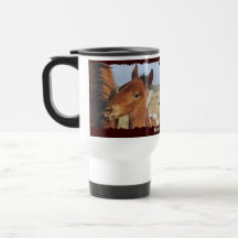 A caneca de viagem dos Cavalo-Amantes espanhóis do