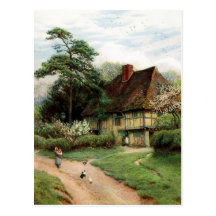A casa de campo cartao postal