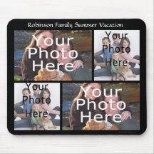 A colagem feita sob encomenda Mousepad da foto adi