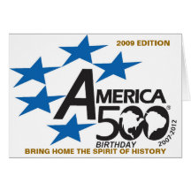 A edição 2009 do aniversário America500 traz em ca Cartoes