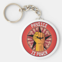 A física é poder chaveiro