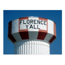 A Florença famosa você cartão da torre de água Cartão Postal