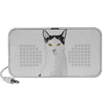 a Gata Caixinha De Som Para iPod