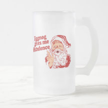 A gemada dá a flatulência do papai noel caneca
