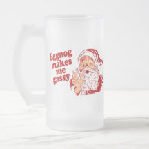 A gemada faz o papai noel flatulento caneca