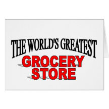 A grande mercearia do mundo cartoes
