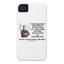A grande religião de Vivekananda a ser verdadeira  iPhone 4 Capa