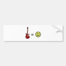 A guitarra iguala a felicidade adesivos