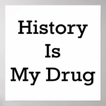 A história é minha droga posteres