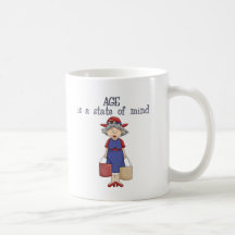 A idade é um estado de ânimo caneca