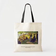 A ilha do La Jatte grandioso com Excursionists Bolsas