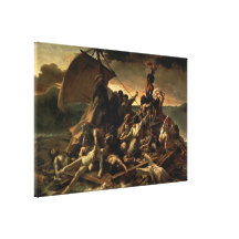 A jangada do Medusa - Théodore Géricault Impressão De Canvas Envolvidas